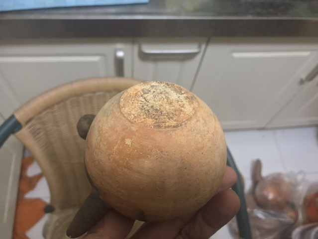 古玩陶瓷元·醬釉注壺拍賣,當(dāng)前價格600元