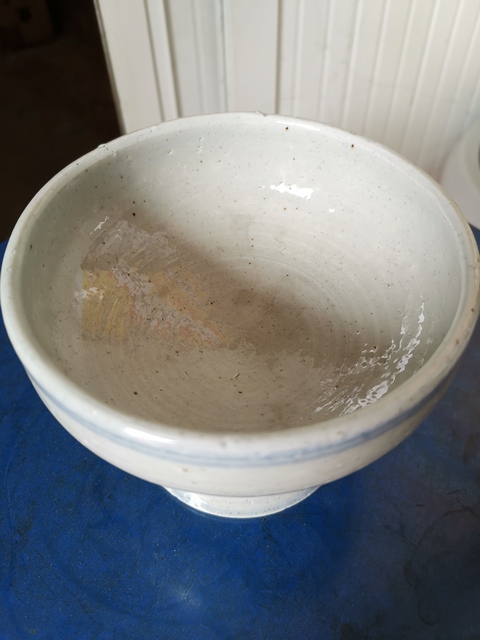 古玩陶瓷清中期高足杯拍賣，當前價格300元