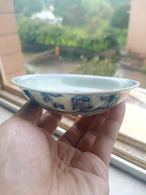 古玩陶瓷青花花卉紋盤拍賣,當(dāng)前價(jià)格388元