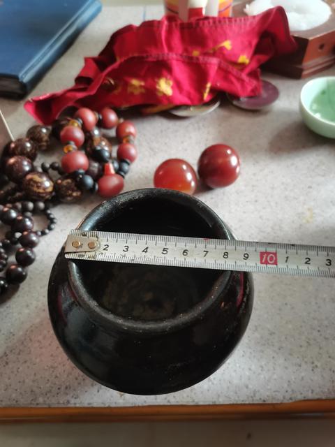 古玩陶瓷磁州窯黑釉茶入,磁州窯到代的真品拍賣,當(dāng)前價格1666元