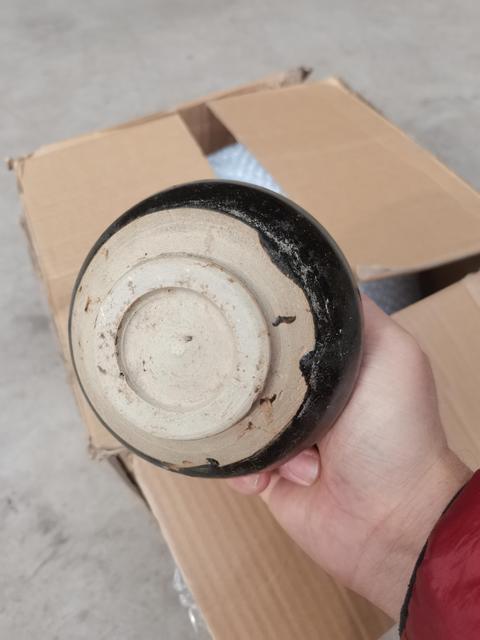 古玩陶瓷磁州窯黑釉茶入,磁州窯到代的真品拍賣,當(dāng)前價格1666元