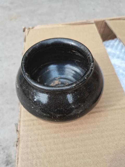 古玩陶瓷磁州窯黑釉茶入,磁州窯到代的真品拍賣,當(dāng)前價格1666元