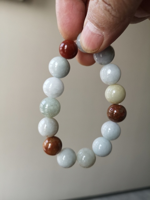 古玩玉器翠手串拍賣，當(dāng)前價格260元