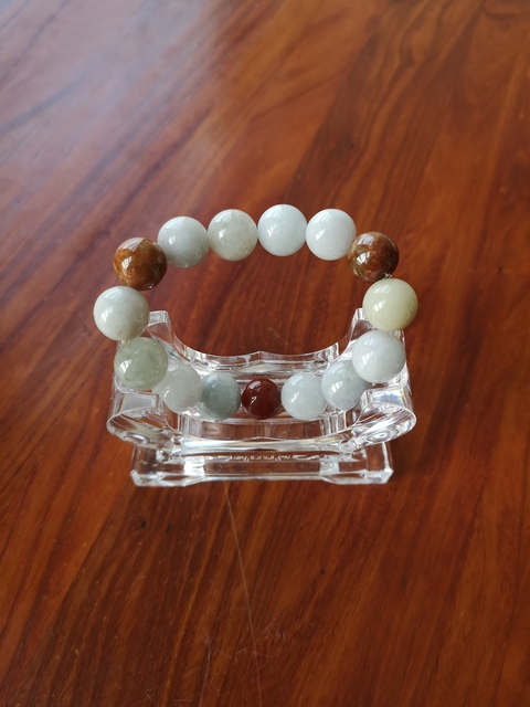 古玩玉器翠手串拍賣，當(dāng)前價格260元