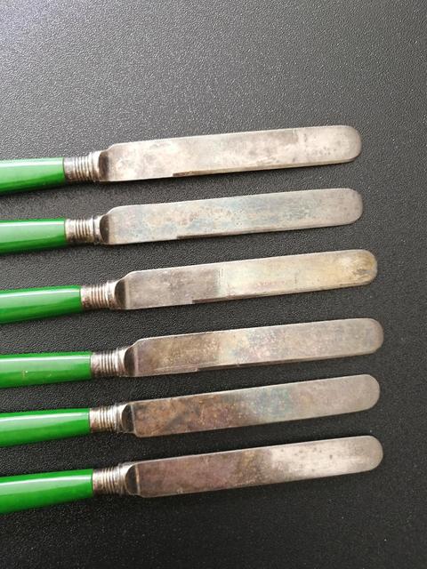 古玩雜項老銀刀6把拍賣，當前價格1980元