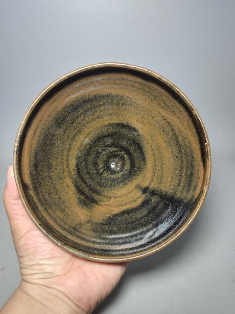 古玩陶瓷金代磁州窯兔毫釉斗笠大碗（兔豪斗笠）拍賣，當前價格1500元