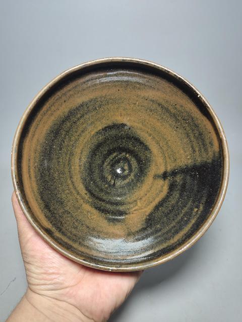 古玩陶瓷金代磁州窯兔毫釉斗笠大碗（兔豪斗笠）拍賣，當前價格1500元