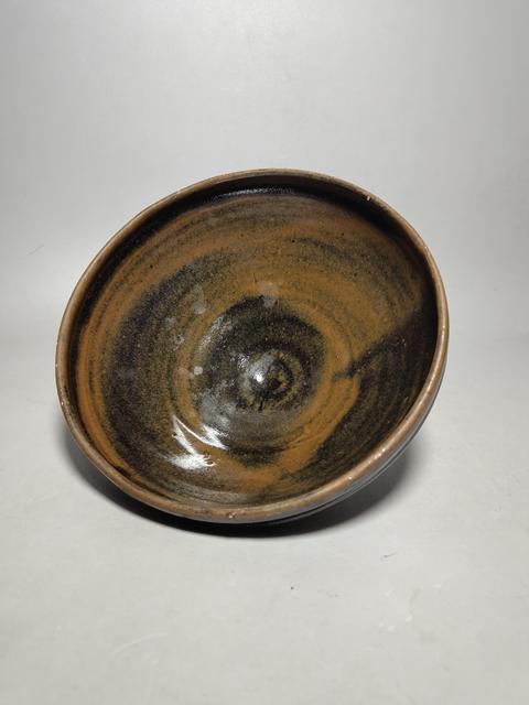 古玩陶瓷金代磁州窯兔毫釉斗笠大碗（兔豪斗笠）拍賣，當前價格1500元