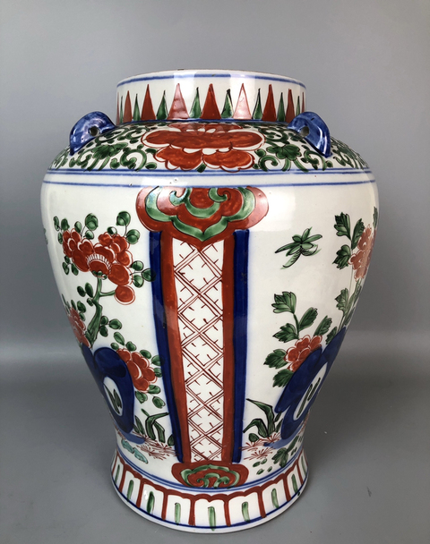 古玩陶瓷五彩罐拍賣,當(dāng)前價格88000元
