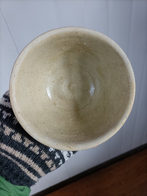古玩陶瓷越窯系青瓷點彩碗拍賣，當前價格1999元