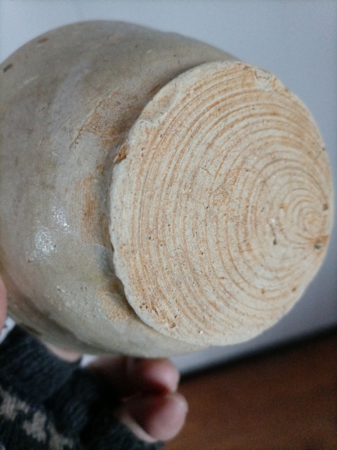 古玩陶瓷越窯系青瓷點彩碗拍賣，當前價格1999元