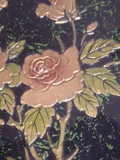 古玩陶瓷瓷胎琺瑯彩花卉紋盤拍賣，當前價格655元