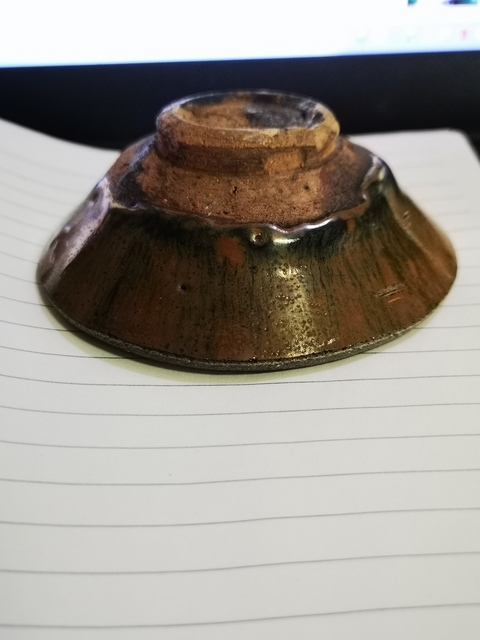 古玩陶瓷宋代建窯柿紅釉兔毫盞（960年-1279年）拍賣，當前價格999元