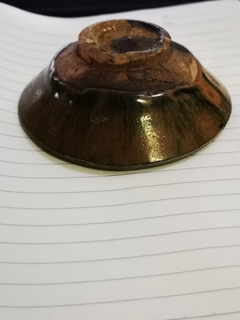 古玩陶瓷宋代建窯柿紅釉兔毫盞（960年-1279年）拍賣，當前價格999元