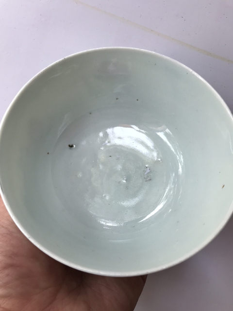 古玩陶瓷清晚期粉彩花卉紋吉祥如意碗拍賣,當前價格2887元