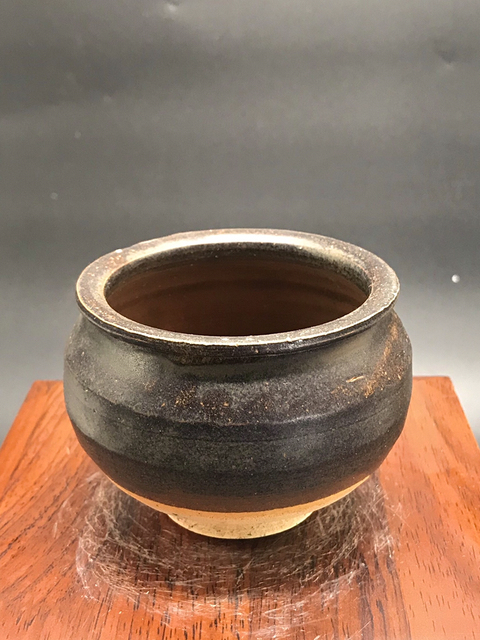 古玩陶瓷南宋吉州窯醬釉茶入拍賣，當(dāng)前價格1200元