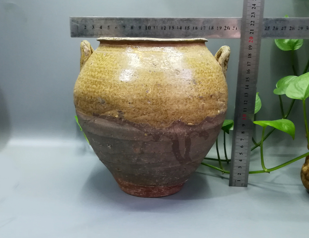 古玩陶瓷宋青釉雙系大罐拍賣，當前價格1888元