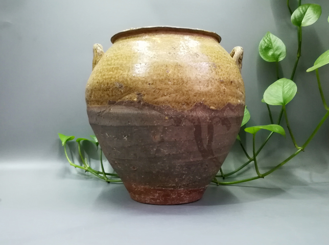 古玩陶瓷宋青釉雙系大罐拍賣，當前價格1888元