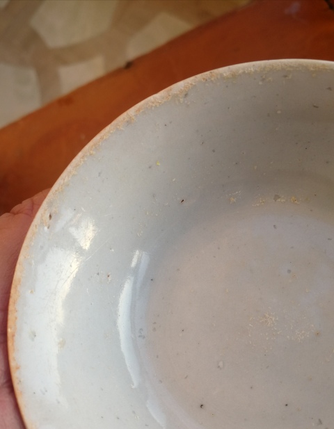 古玩陶瓷景德鎮窯青白釉折腰撇口碗拍賣，當前價格500元