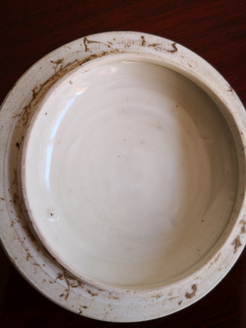 古玩陶瓷北宋定窯劃花罐蓋(精品民窯)拍賣,當(dāng)前價格3500元