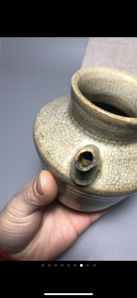 古玩陶瓷明.龍泉系青瓷執(zhí)壺拍賣，當(dāng)前價格2200元