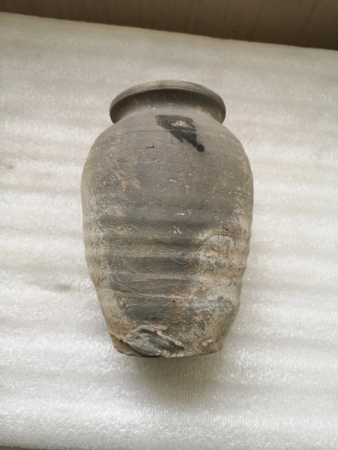 古玩陶瓷灰陶唇口罐拍賣，當(dāng)前價格480元