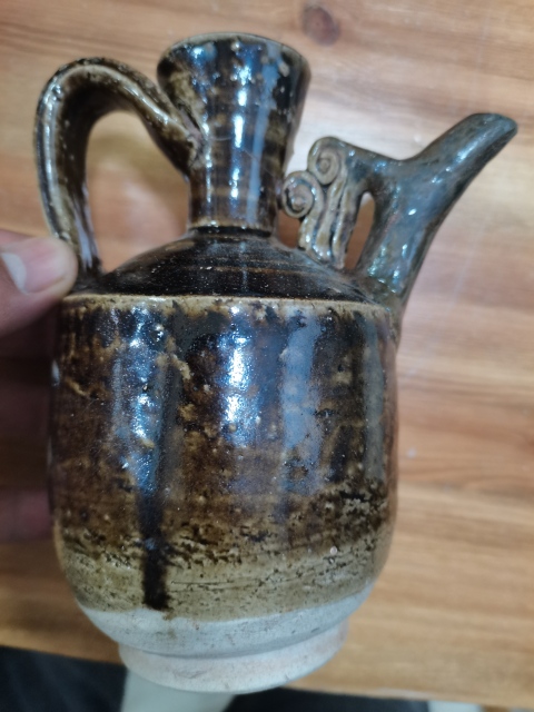 古玩陶瓷贛州窯系執壺拍賣,當前價格980元