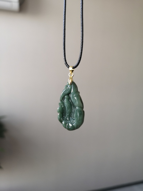 古玩玉器翠掛件拍賣，當(dāng)前價格260元