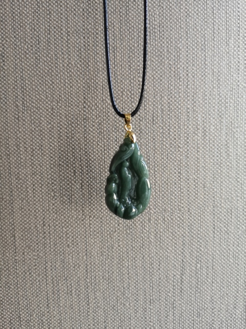 古玩玉器翠掛件拍賣，當(dāng)前價格260元