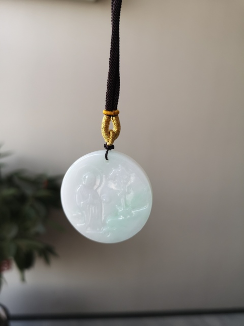 古玩玉器翠掛件拍賣,當前價格350元