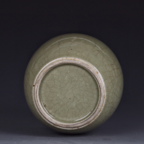 古玩陶瓷清晚·仿官釉罐真品鑒賞圖