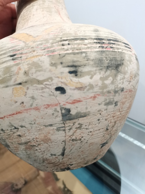 古玩陶瓷彩繪陶瓶拍賣，當前價格1500元