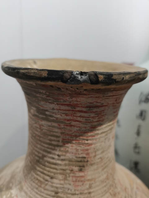 古玩陶瓷彩繪陶瓶拍賣，當前價格1500元