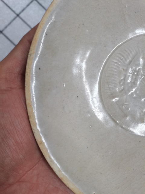 古玩陶瓷影青芒口印花碗拍賣，當前價格1200元