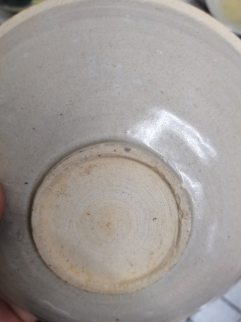 古玩陶瓷影青芒口印花碗拍賣，當前價格1200元