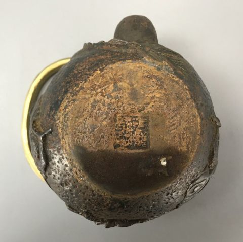 古玩雜項（館藏重器）明治時期龍文堂系鐵壺拍賣，當前價格11988元