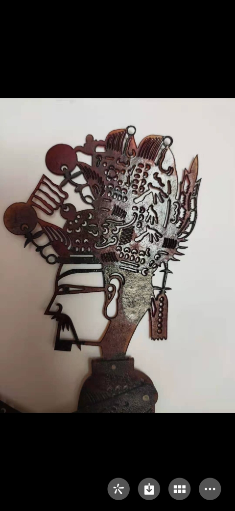 古玩雜項皮影拍賣,當前價格1980元
