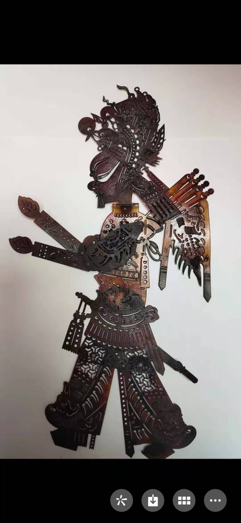 古玩雜項皮影拍賣,當前價格1980元