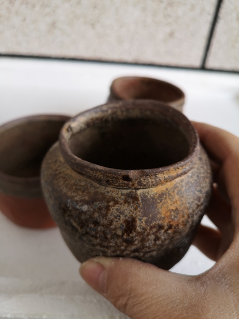 古玩陶瓷清地方窯醬釉罐拍賣,當前價格398元