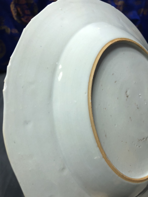 古玩陶瓷清中【雍正】粉彩花卉紋盤拍賣，當前價格1999元