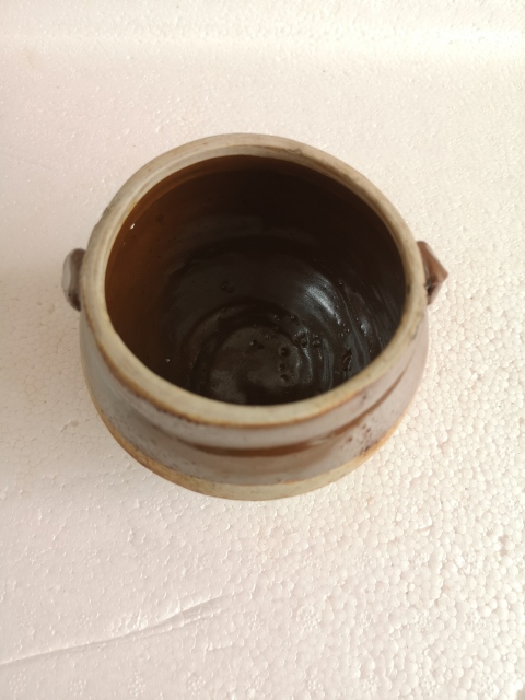古玩陶瓷醬釉雙系罐拍賣,當(dāng)前價格58元