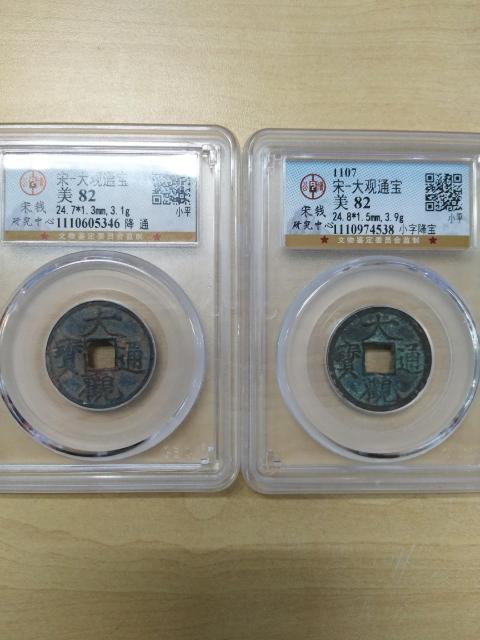 古玩錢幣大觀通寶拍賣,當前價格358元