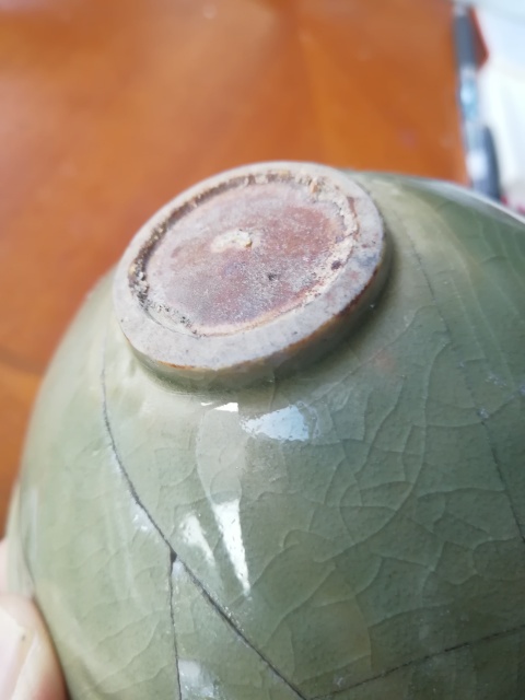 古玩陶瓷北宋耀州窯娃娃盞殘器拍賣，當前價格1500元