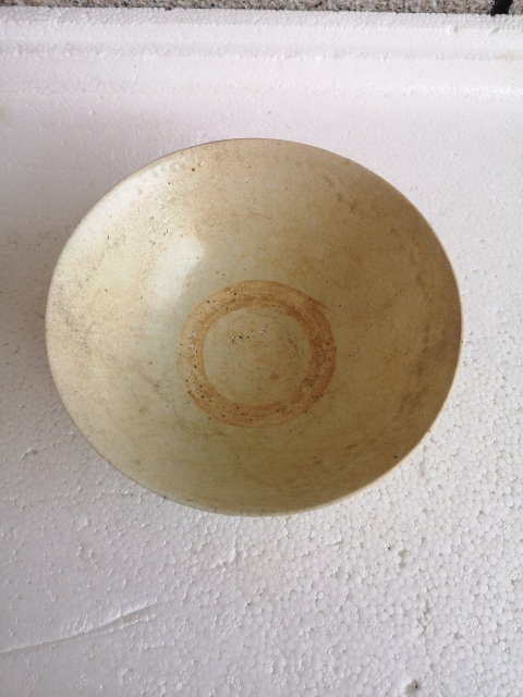 古玩陶瓷澀圈圈足碗拍賣,當前價格450元