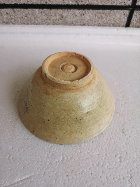 古玩陶瓷澀圈圈足碗拍賣,當前價格450元