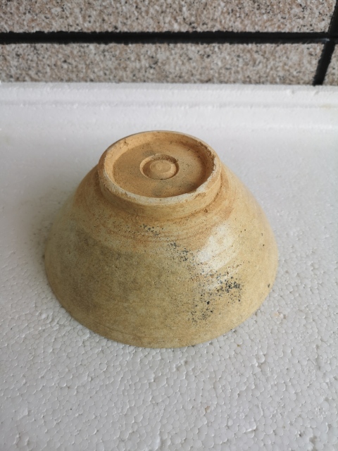 古玩陶瓷澀圈圈足碗拍賣,當前價格450元