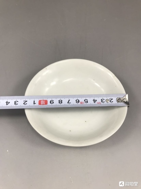 古玩陶瓷明中期白釉盤(pán)拍賣(mài),當(dāng)前價(jià)格999元