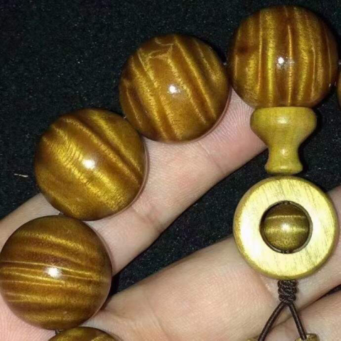 古玩雜項金絲桶老料手串拍賣,當前價格0元