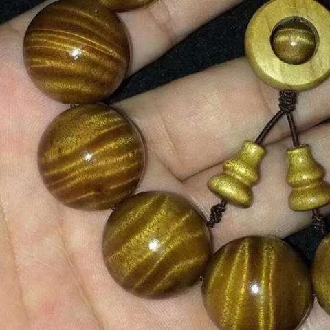 古玩雜項金絲桶老料手串拍賣,當前價格0元