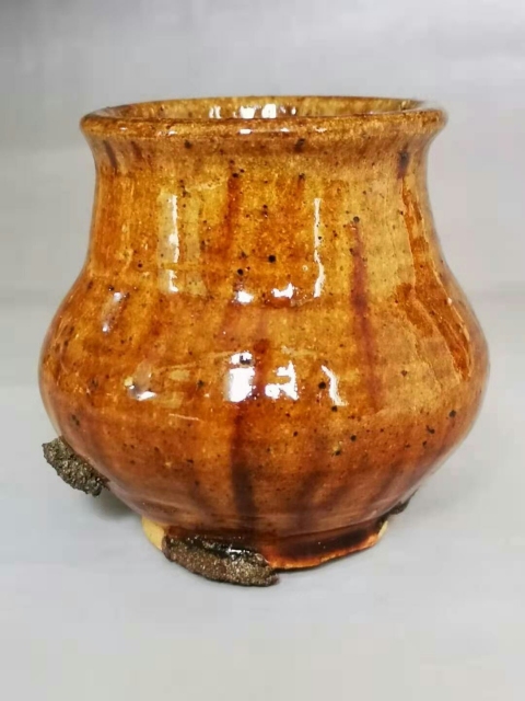 古玩陶瓷精品.宋代黃釉渣斗拍賣，當(dāng)前價(jià)格1999元